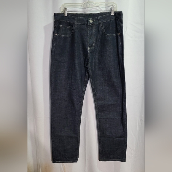 Jeans Wear Men's NWOT Black Straight Leg Jeans Size 34x29 - Picture 2 of 12